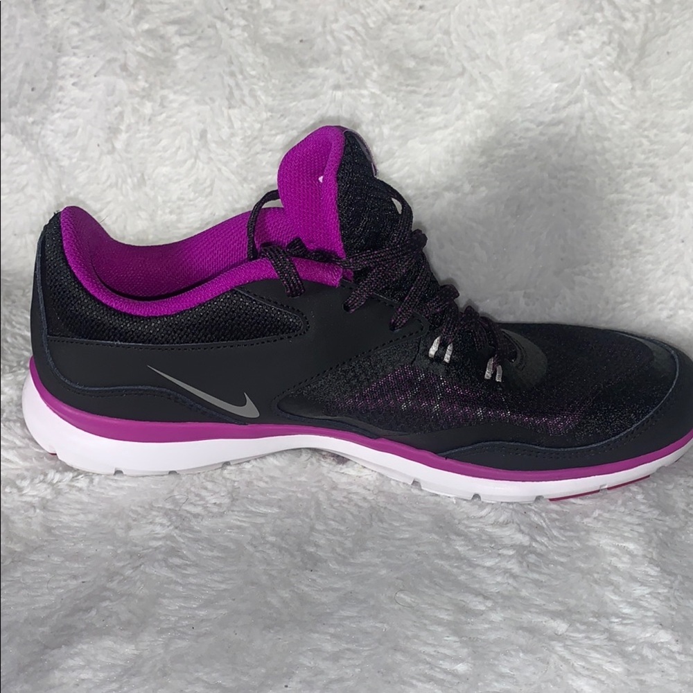 Nike training Flex TR5Black and Purple Athletic Shoes Lightweight and Breathable - Picture 9 of 10